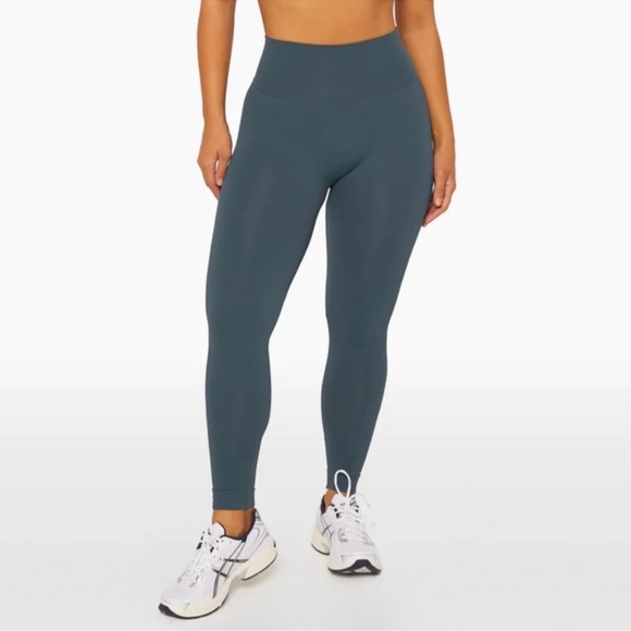 SET Active Pants - Set active sculptflex Neptune teal green leggings seamless compression SZ M